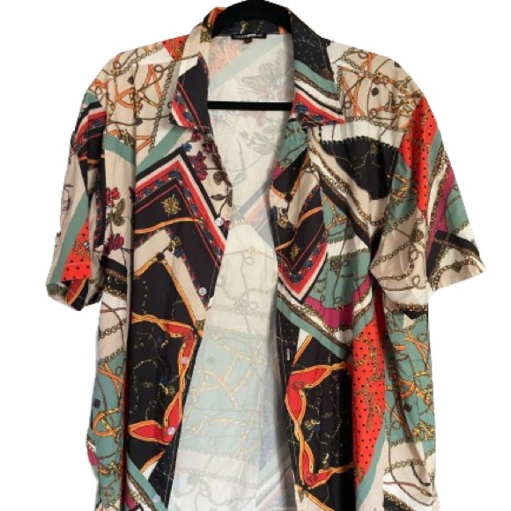 Fashion Nova Multicolor Shirt